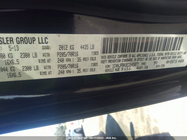 1C4NJPBA3ED545871 Jeep Patriot Sport/altitude