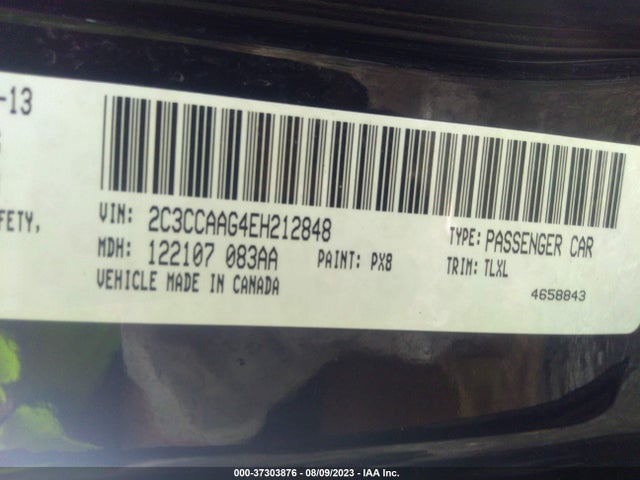 Chrysler 300 2014 2C3CCAAG4EH212848 Image 9