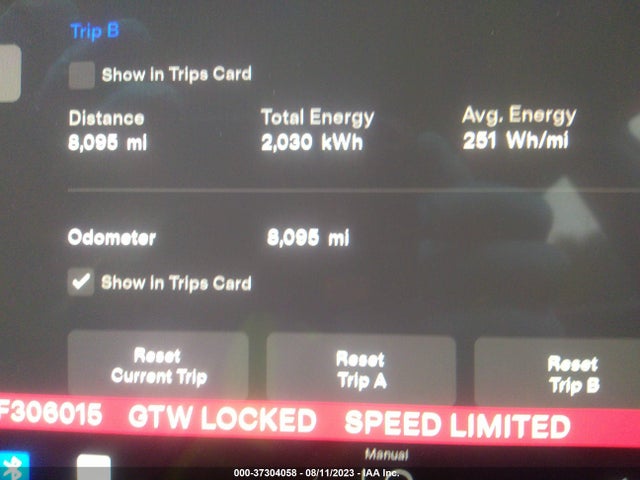 5YJ3E1EB8NF306015 Tesla Model 3 Long Range
