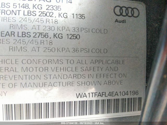 WA1TFAFL4EA104196 Audi Allroad Premium