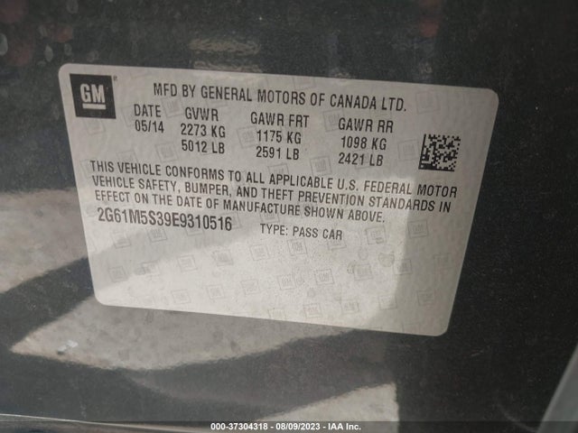 2G61M5S39E9310516 Cadillac XTS LUXURY