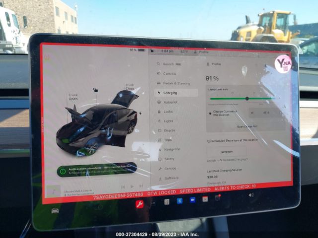 7SAYGDEE9NF567488 Tesla Model Y Long Range