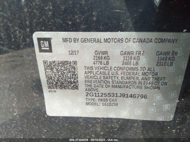 2G1125S31J9146796 Chevrolet IMPALA 2LZ