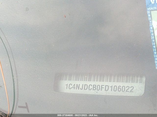 1C4NJDCB0FD106022 Jeep Compass Limited