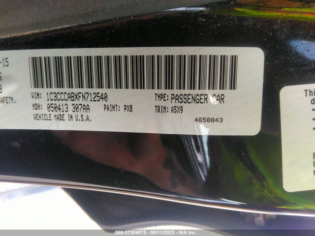 1C3CCCABXFN712540 Chrysler 200 Limited