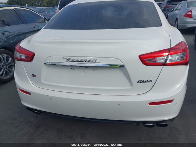 2014 MASERATI GHIBLI S VIN: ZAM57RTA0E1089463