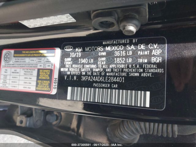 3KPA24AD6LE284401 KIA RIO S