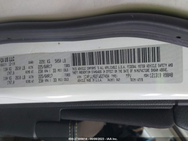 1C4PJLAB2FW627494 Jeep Cherokee Sport