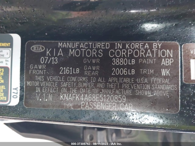 KIA FORTE LX 2014 KNAFK4A68E5120859 Image 15