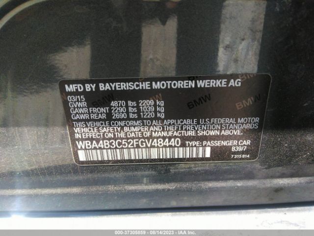 WBA4B3C52FGV48440 BMW 435i Gran Coupe Xdrive