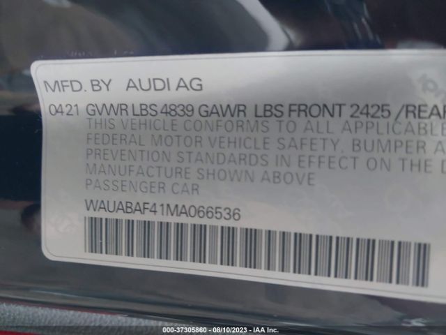 2021 AUDI A4 SEDAN WAUABAF41MA066536 Photo 8