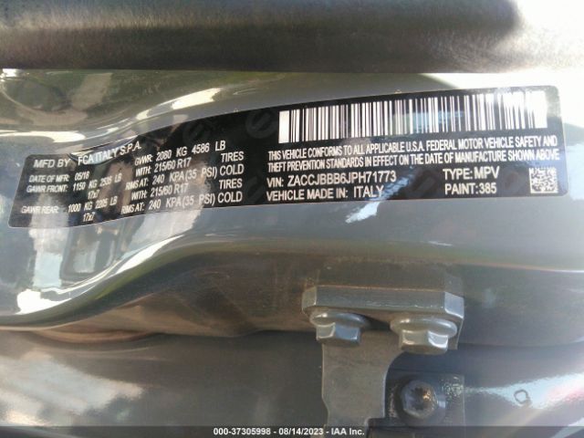 ZACCJBBB6JPH71773 Jeep Renegade Latitude