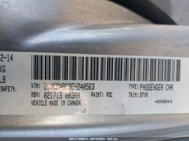 2C3CDXBG9EH240563 Dodge Charger Se