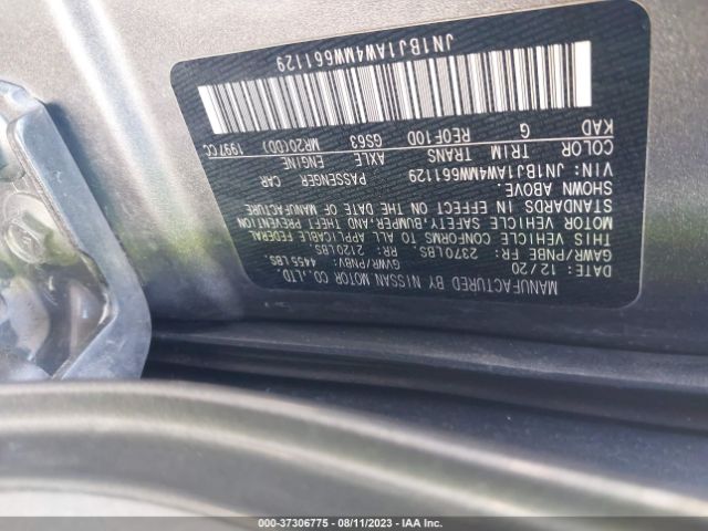 JN1BJ1AW4MW661129 Nissan Rogue Sport S