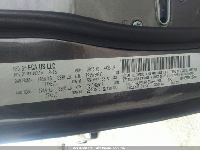 1C4NJPBA6FD264584 Jeep Patriot Altitude Edition