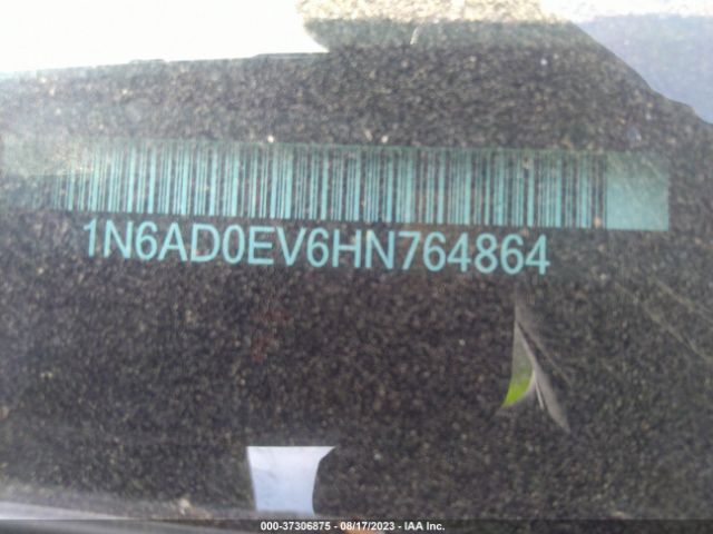 1N6AD0EV6HN764864 Nissan Frontier Sv V6