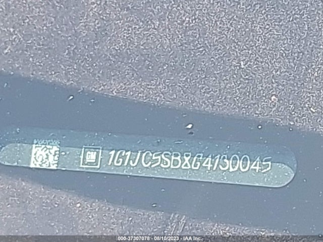 Chevrolet SONIC LT 2016 1G1JC5SB8G4130045 Image 16