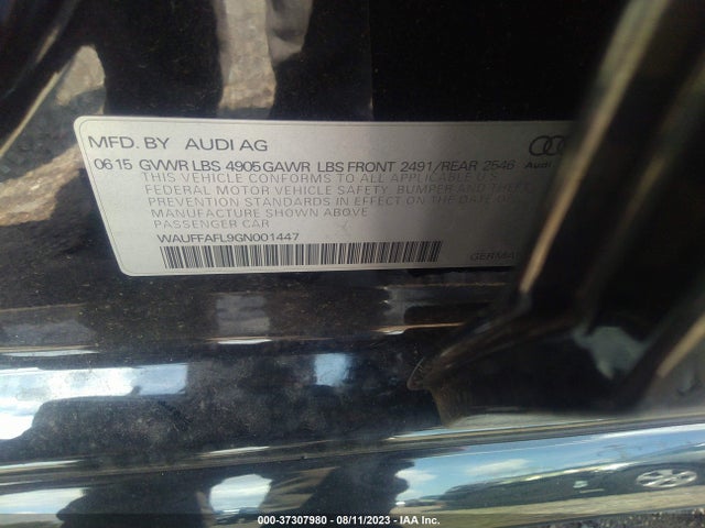 WAUFFAFL9GN001447 Audi A4 Premium Plus