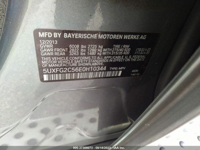 5UXFG2C56E0H10344 BMW X6 Xdrive35i