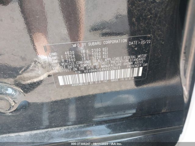4S3BWAD64N3022603 Subaru Legacy Premium