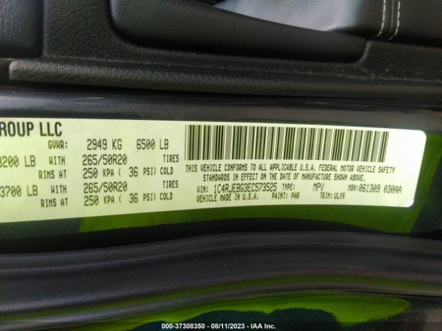 1C4RJEBG3EC573525 Jeep Grand Cherokee Limited
