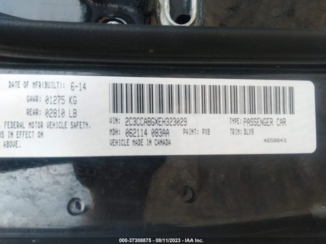 2C3CCABGXEH323029 Chrysler 300 300s