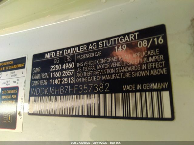 WDDKJ6HB7HF357382 Mercedes-Benz E 400 4matic