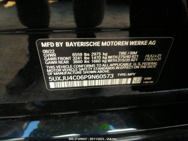 5UXJU4C06P9N60573 BMW X5 M50i