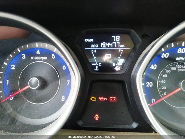 2013 HYUNDAI ELANTRA GLS PZEV VIN: KMHDH4AE0DU950753