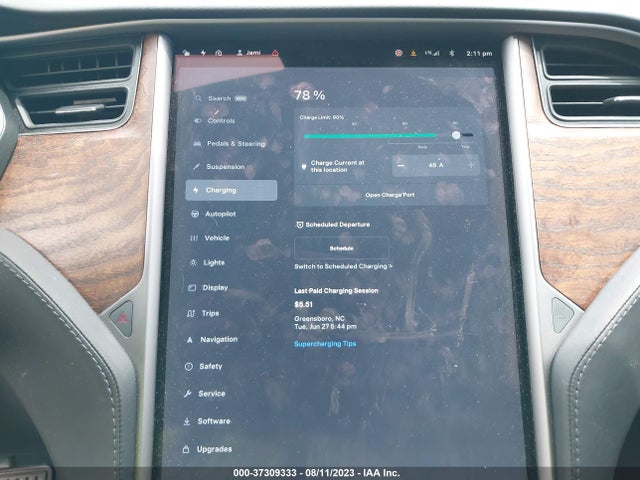 Tesla Model S 75d/100d/p100d 2018 5YJSA1E24JF285648 Image 17