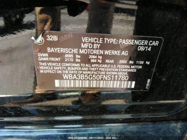 WBA3B5G50FNS11780 BMW 3 Series 328i Xdrive
