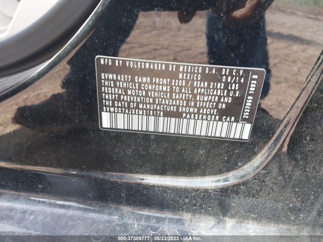 3VWD07AJXEM315178 Volkswagen Jetta Sedan Se W/connectivity