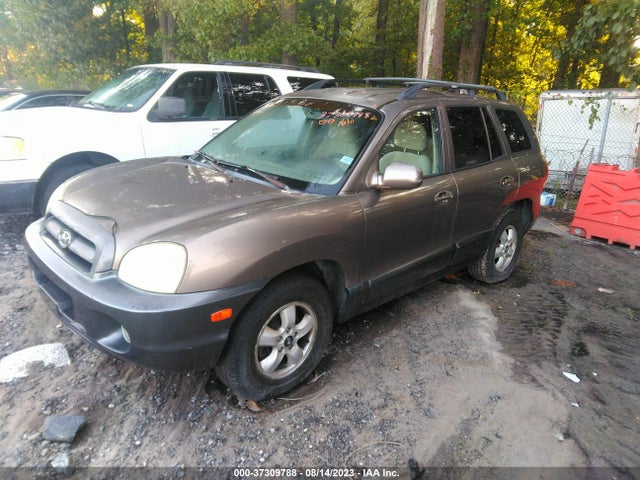2005 HYUNDAI SANTA FE GLS VIN: KM8SC13D45U896447