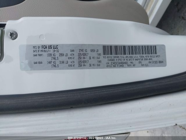 2C4RDGCG4HR604021 Dodge Grand Caravan Sxt