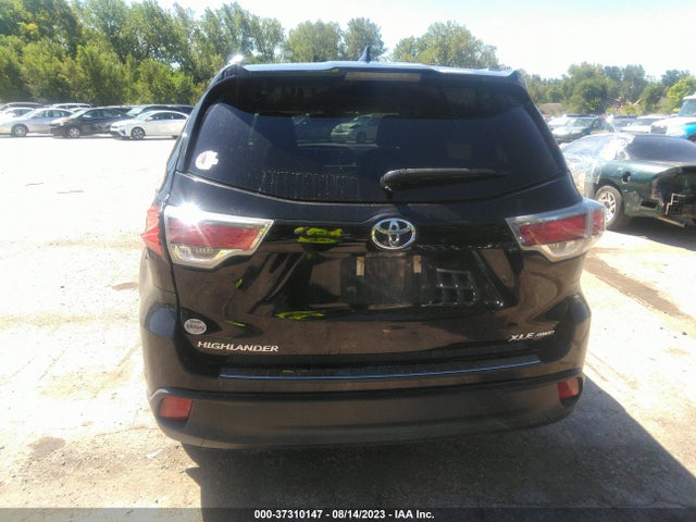 Toyota Highlander Xle 2016 5TDJKRFH0GS279134 Image 8