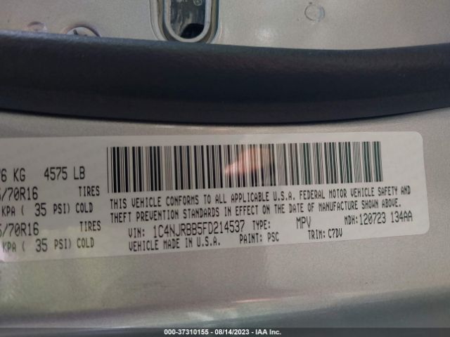 1C4NJRBB5FD214537 Jeep Patriot Sport
