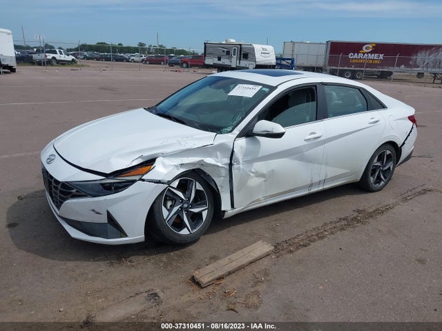 2021 HYUNDAI ELANTRA LIMITED VIN: 5NPLP4AG7MH009332