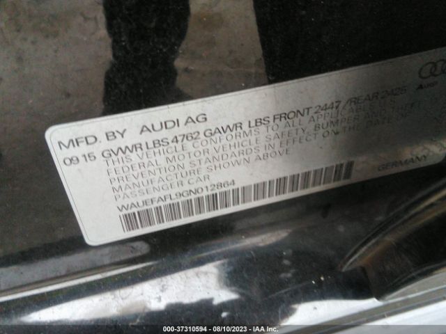 WAUEFAFL9GN012864 Audi A4 Premium Plus