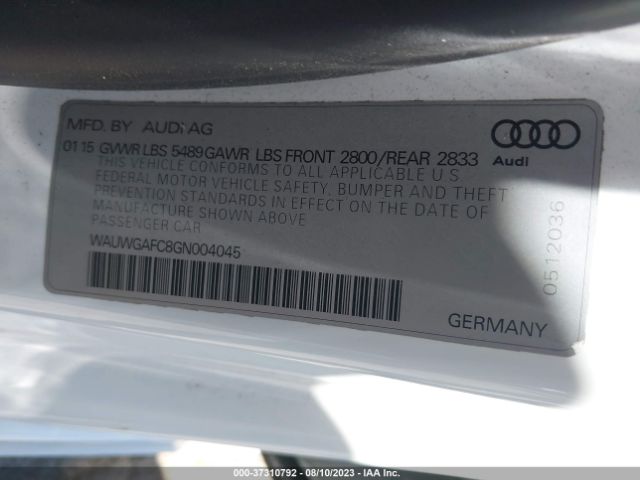 WAUWGAFC8GN004045 Audi A7 3.0t Premium Plus