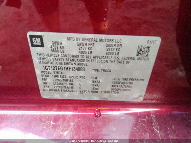 1GT12TEG7HF134888 GMC Sierra 2500hd Slt
