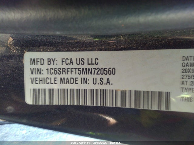 1C6SRFFT5MN720560 RAM 1500 Big Horn
