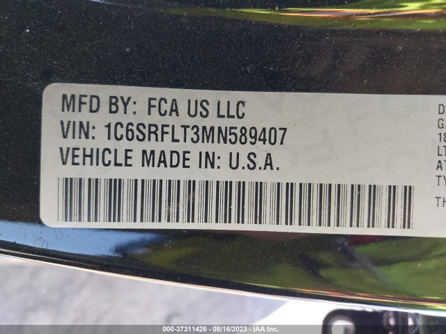 1C6SRFLT3MN589407 RAM 1500 Rebel