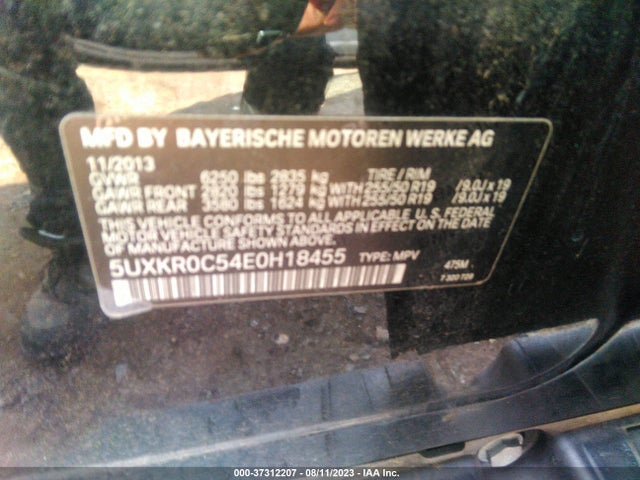 5UXKR0C54E0H18455 BMW X5 Xdrive35i
