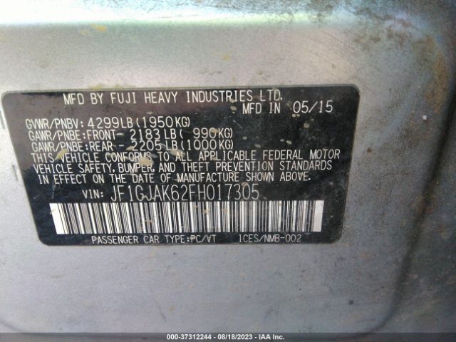 JF1GJAK62FH017305 Subaru Impreza Sedan Premium