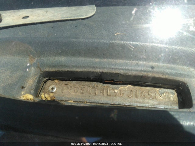 1985 CHEVROLET K10 VIN: 1GCEK14L9FJ165848