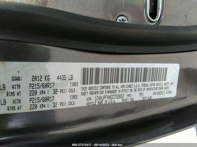 1C4NJPFAXGD732652 Jeep Patriot High Altitude Edition