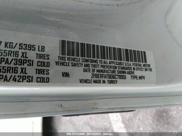 RAM Promaster City Cargo Van Tradesman 2016 ZFBERFAT9G6C78951 Image 15