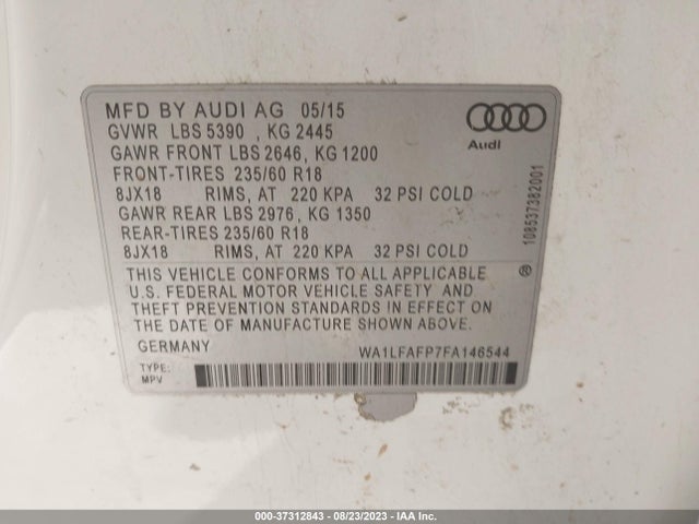 WA1LFAFP7FA146544 Audi Q5 Premium Plus