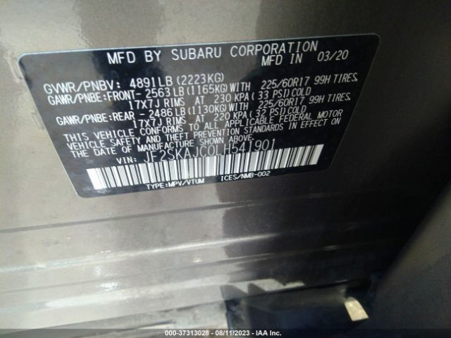 JF2SKAJC0LH541901 Subaru Forester Premium