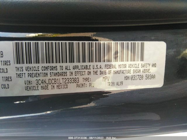 3C4NJDCB1LT233383 Jeep Compass Limited